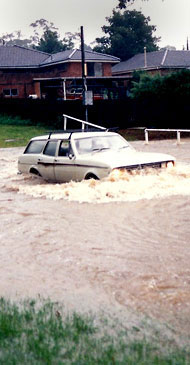 Flooding in Carlingford NSW